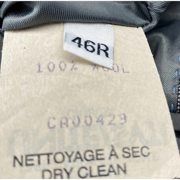 Peter Millar Men's 100% Wool 2-Button Blazer Jacket Gray • 46 Regular - Picture 4 of 11
